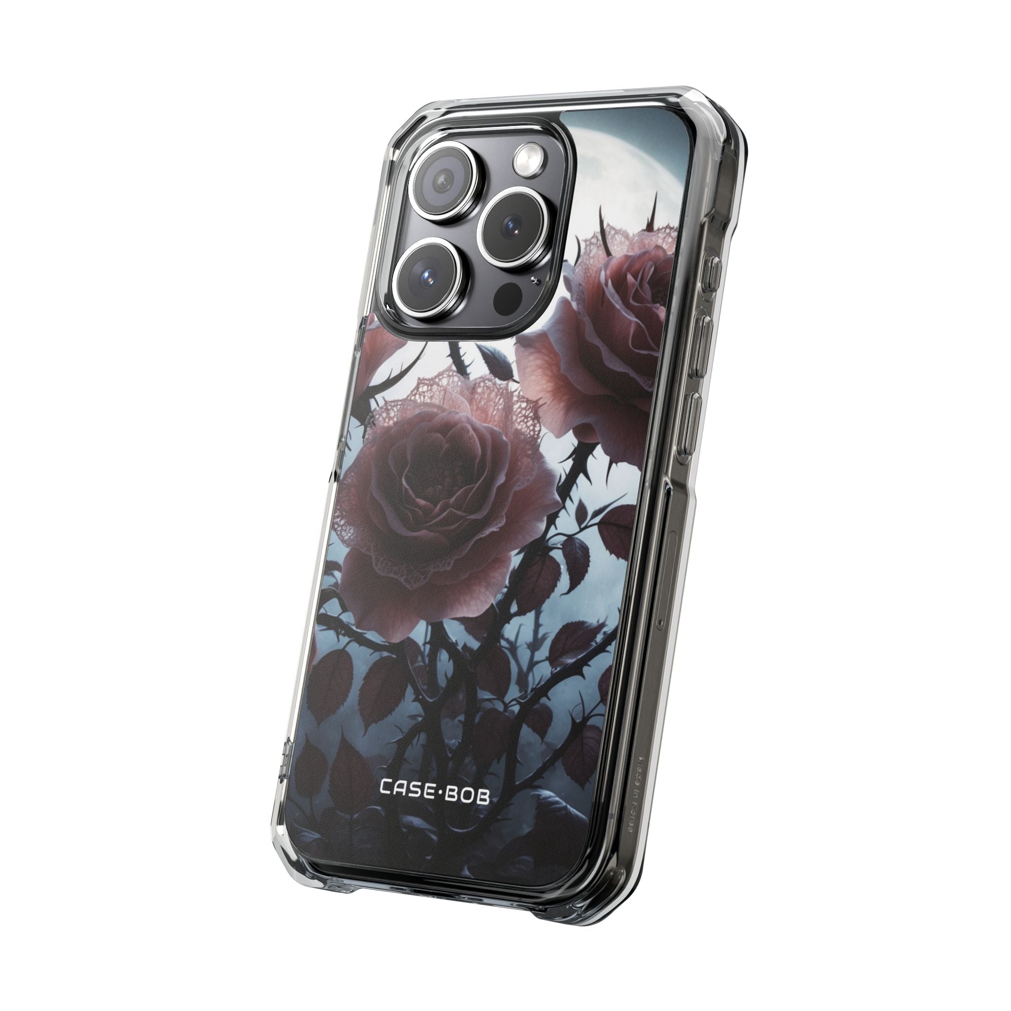 Luminous Rose Thorns iPhone 15 Pro Cover - Impact