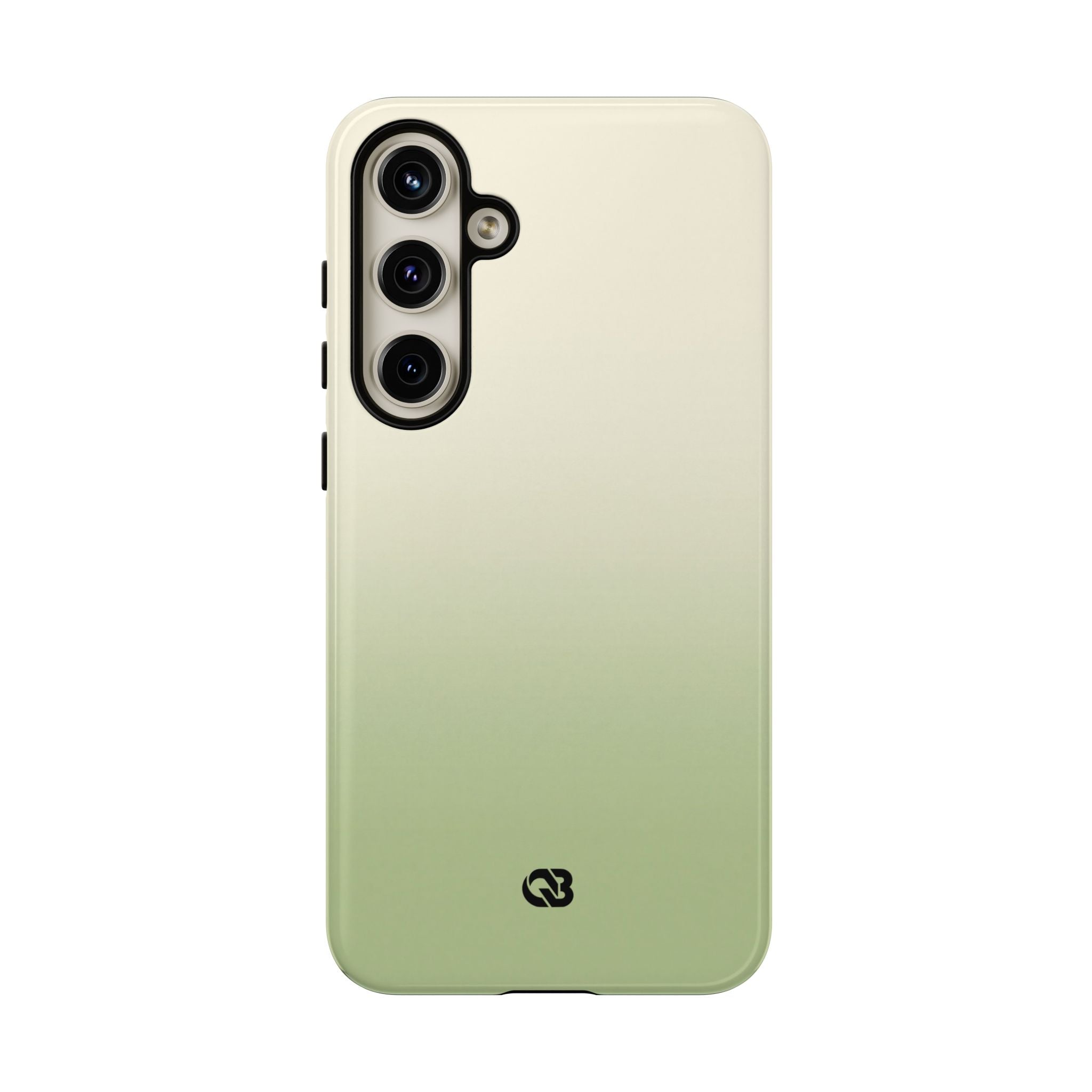 Green Tough Phone Case for Samsung - Bone Sage Fade