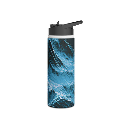 Nordic Frost Peak · Insulated Water Bottle · Blue