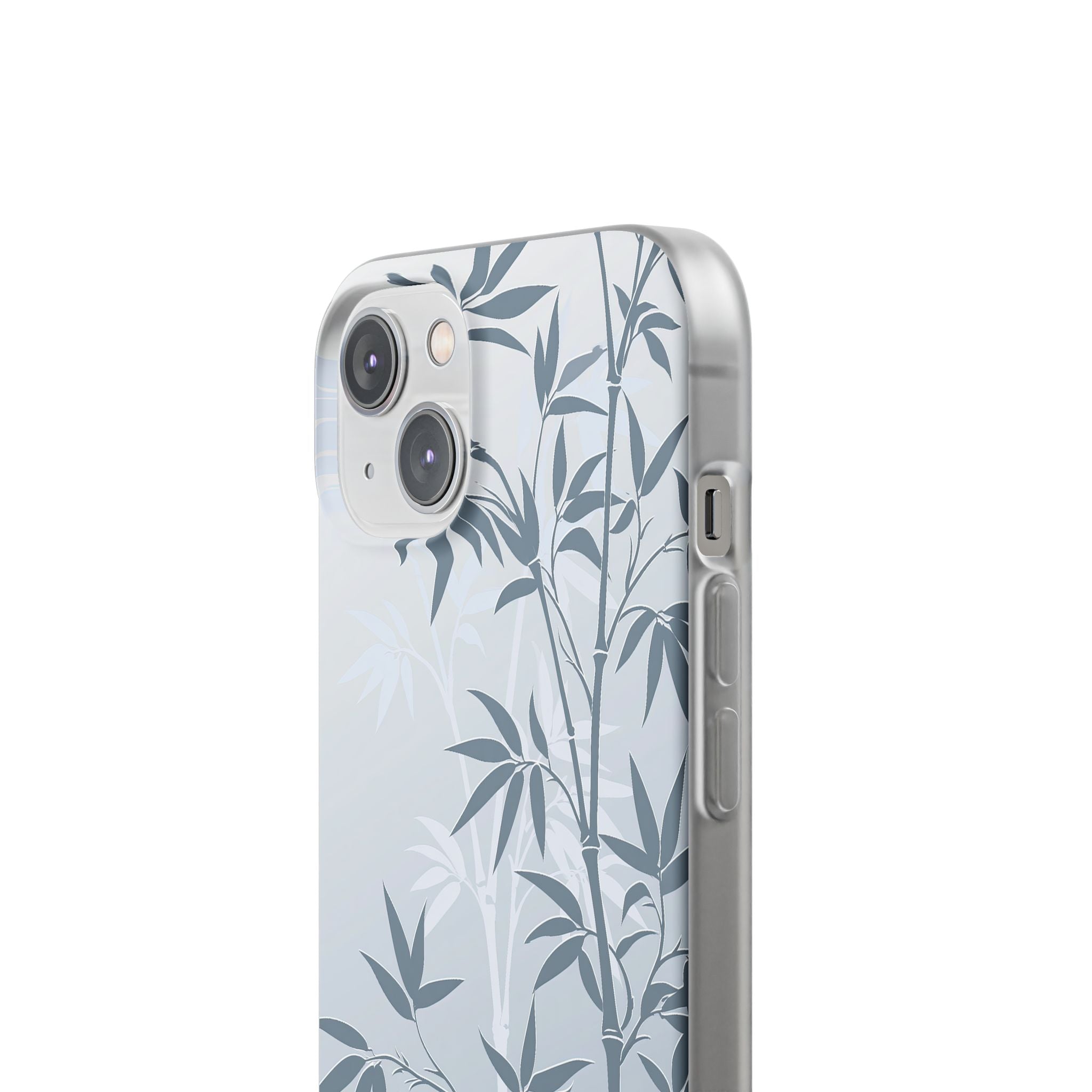 Blue Lite Phone Case for iPhone - Slate Bamboo Shadow