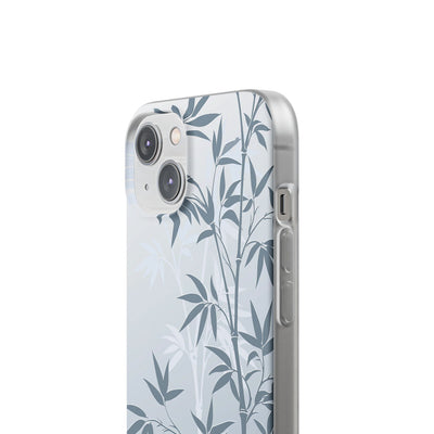 Blue Lite Phone Case for iPhone - Slate Bamboo Shadow