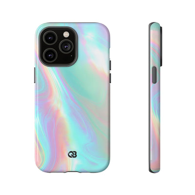 Prismatic Liquid Light · Tough Phone Case for iPhone · Teal