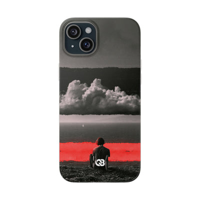 Crimson Horizon · Lite Phone Case for iPhone ·  Black