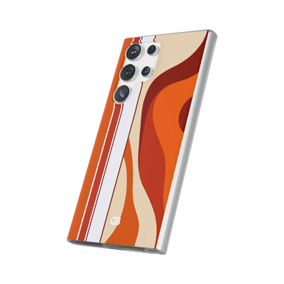 Terracotta Strata · Lite Phone Case for Samsung · Orange