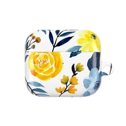 Yellow Blue Blossoms - AirPods Cover