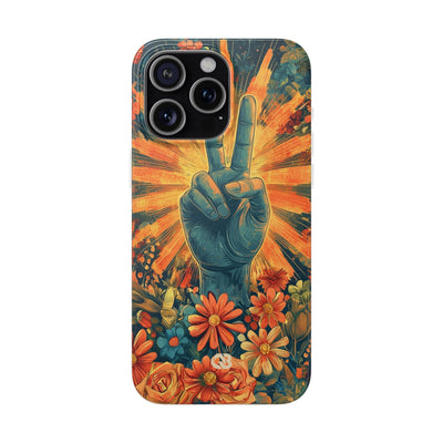 Radiant Peace Bloom · Soft Phone Case for iPhone
