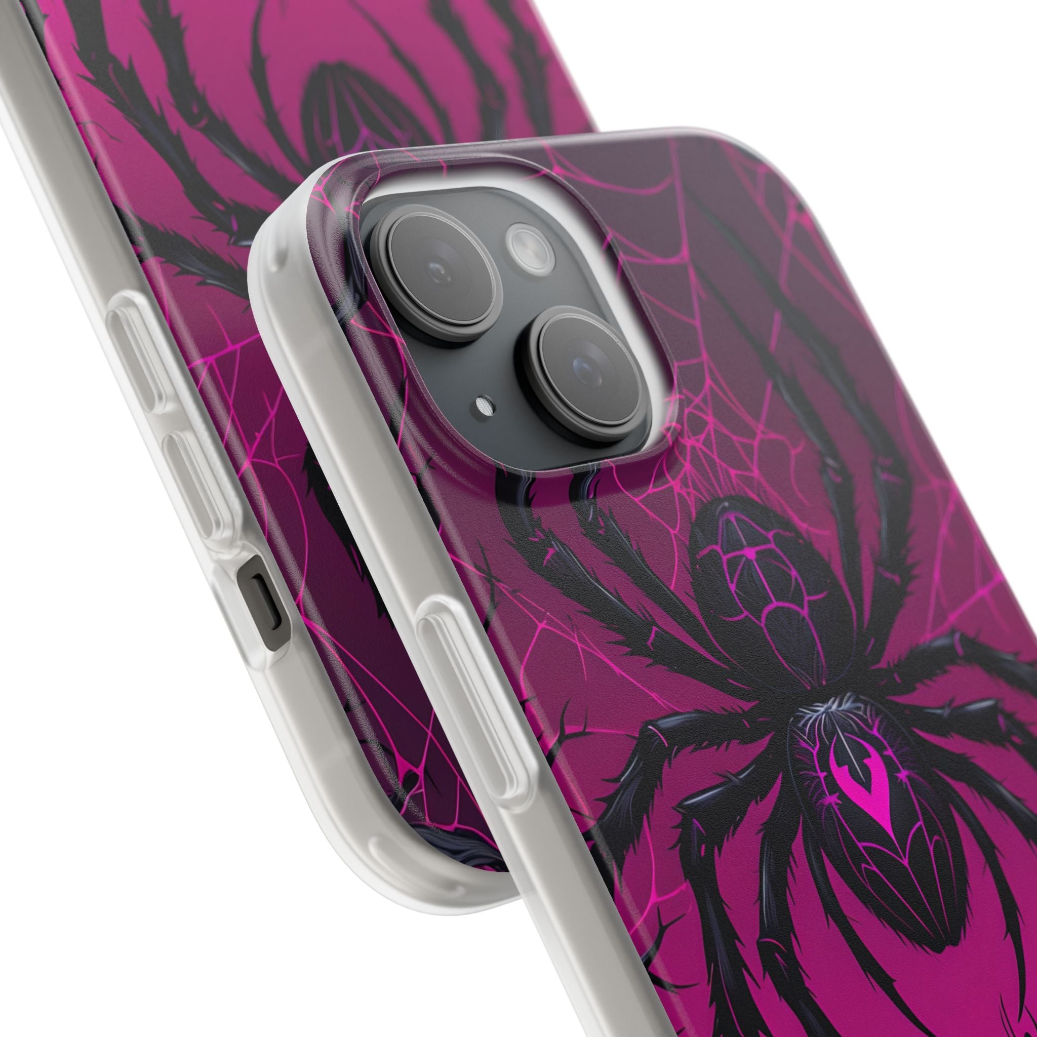 Obsidian Neon Widow · Soft Handyhülle für iPhone