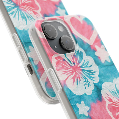 Tropical Hibiscus Bloom · Lite Phone Case for iPhone ·  Teal