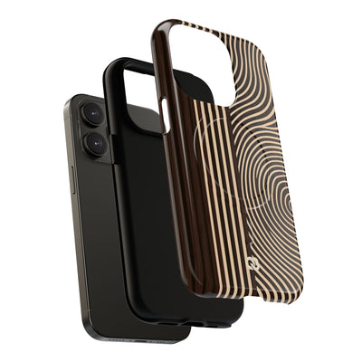Brown Tough 2.0 Magsafe Phone Case for iPhone - Espresso Sand Ridge