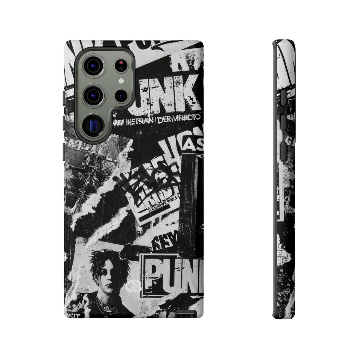 Underground Punk Collage · Tough Phone Case for Samsung · Black