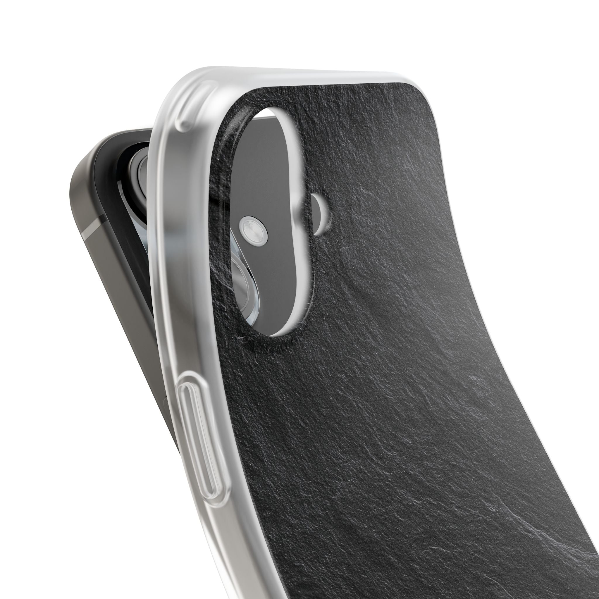 Black Lite Phone Case for iPhone - Raw Obsidian Slate