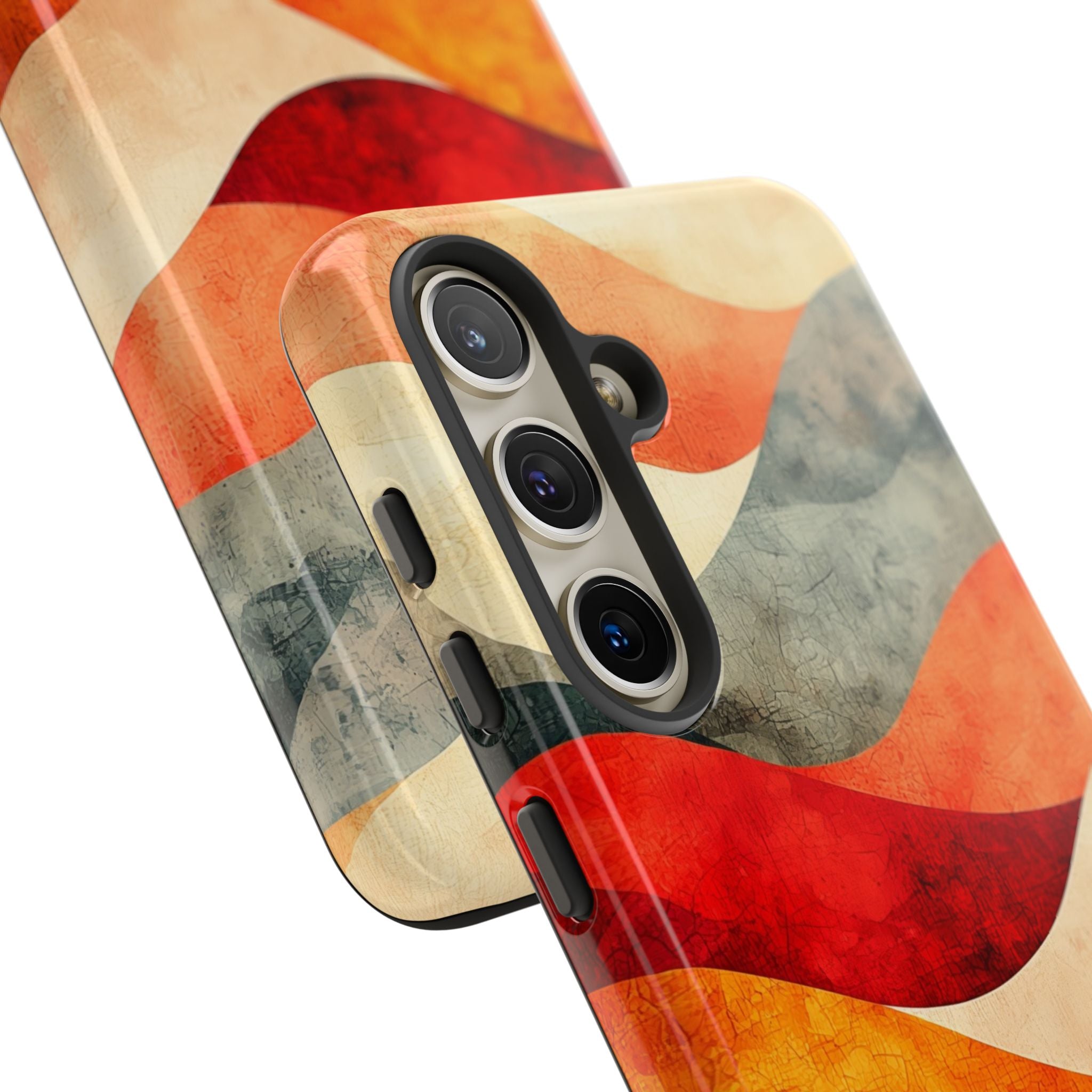 Cracked Wave Sunset Samsung S24 Skal - Tough