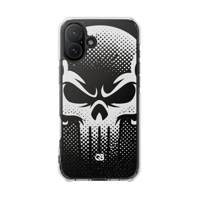 Phantom Halftone · Clear Impact Magnetic Phone Case for iPhone ·  Black