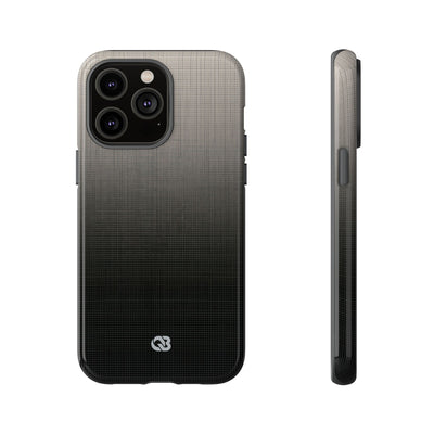 Grey Tough Phone Case for iPhone - Faded Sand Mesh