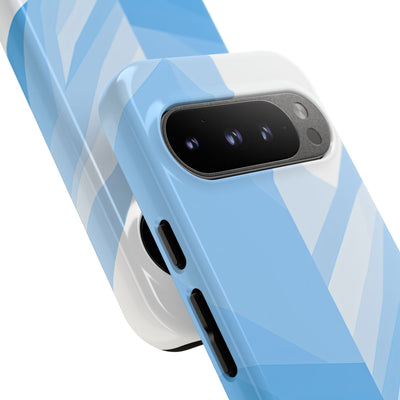 Blue Tough Phone Case for Google Pixel - Arctic Glacial Ridge