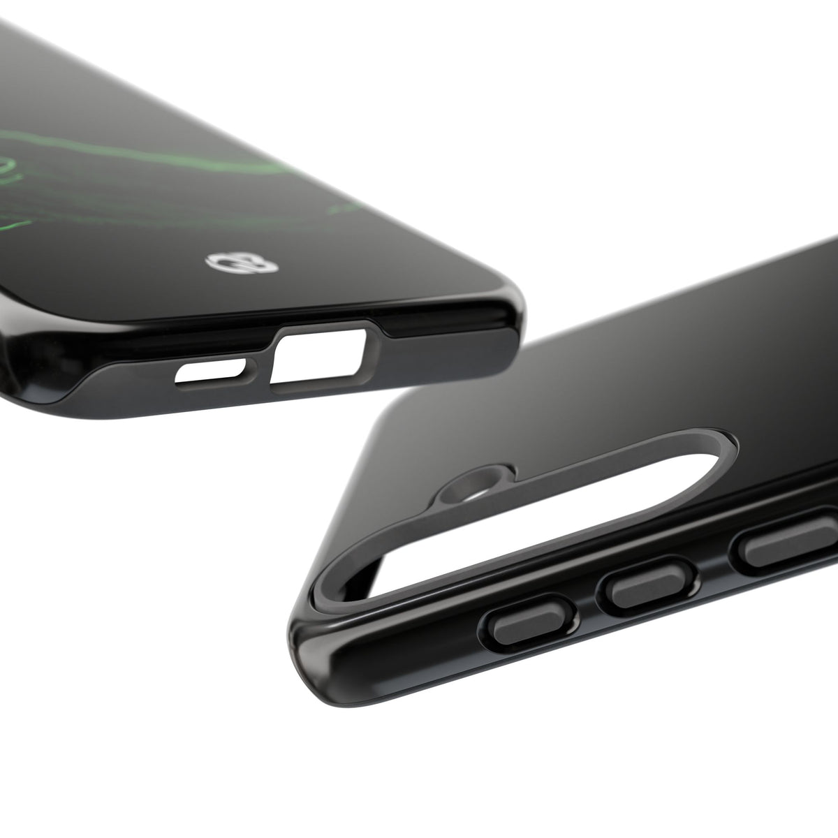 Nordic Mountain Contour · Tough Phone Case for Samsung · Black