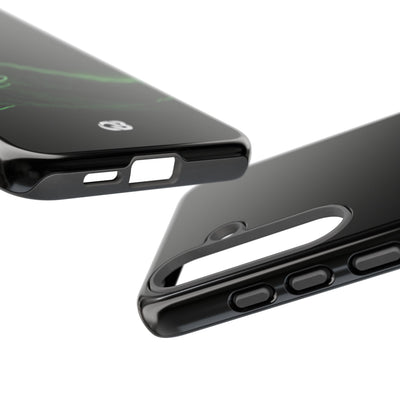 Nordic Mountain Contour · Tough Phone Case for Samsung · Black