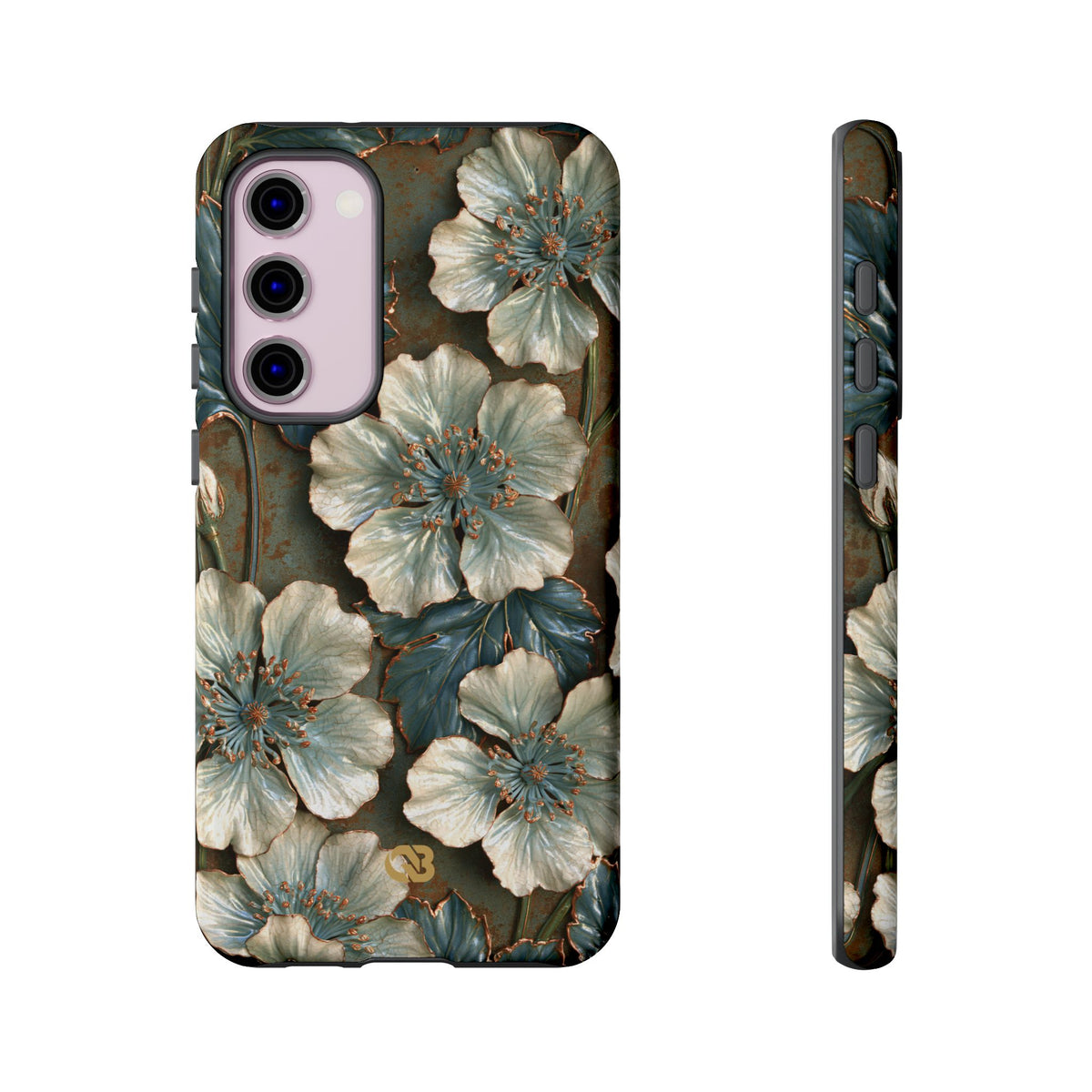 Gilded Blossom Reverie · Tough Phone Case for Samsung · Teal
