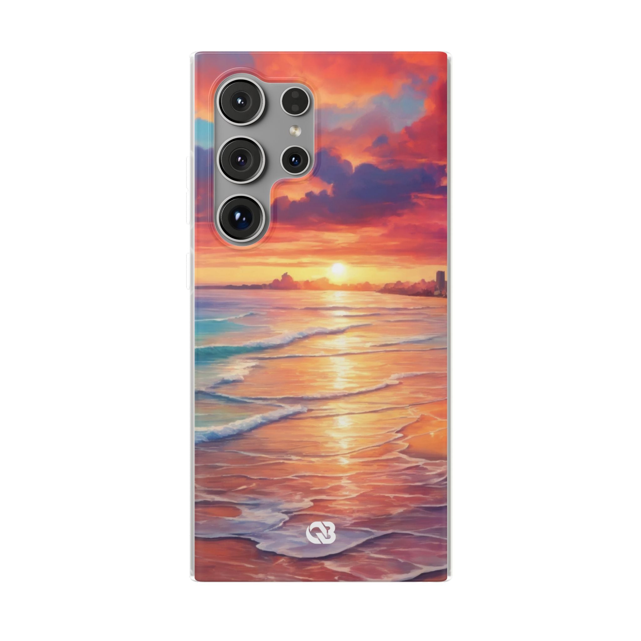 Crimson Shore Horizon · Soft Handyhülle für Samsung