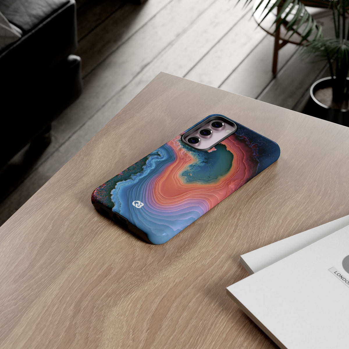 Luminous Resonance · Tough Phone Case for Samsung · Blue