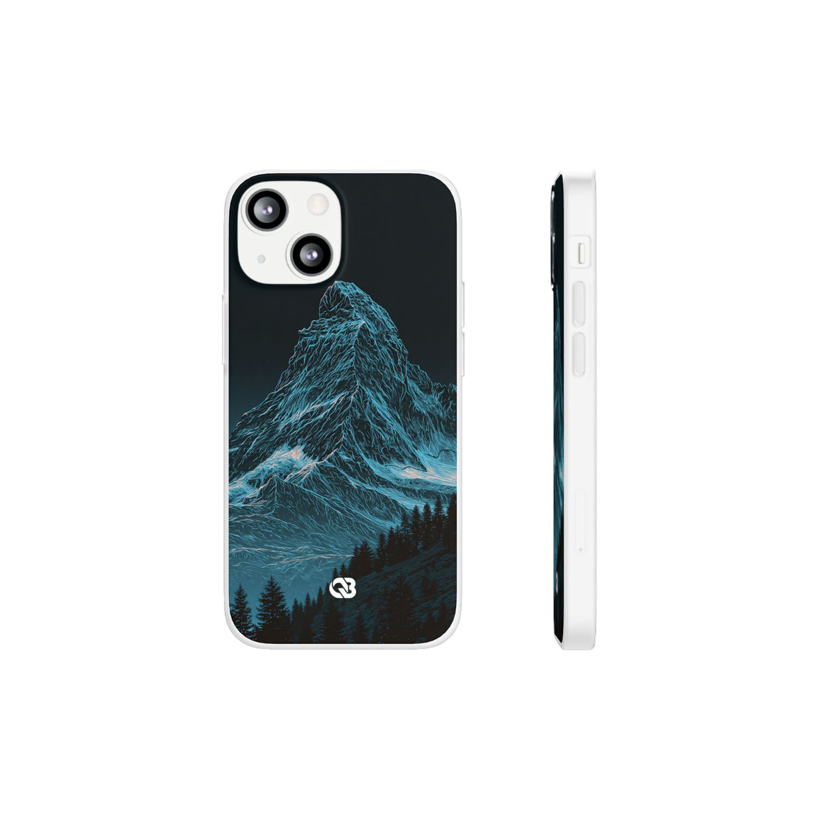 Glacial Alpine Peak · Lite Phone Case for iPhone ·  Blue