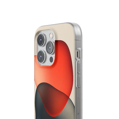 Translucent Crimson Form · Lite Phone Case for iPhone ·  Red