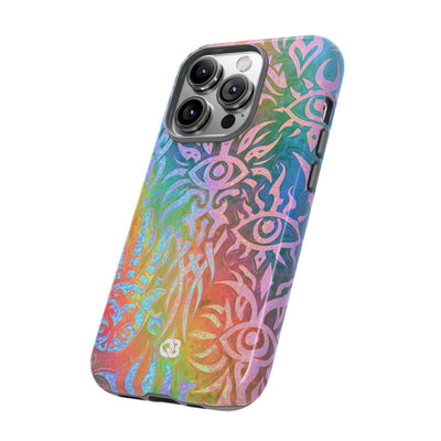 Chromatic Mystic Sigil · Tough Phone Case for iPhone · Blue