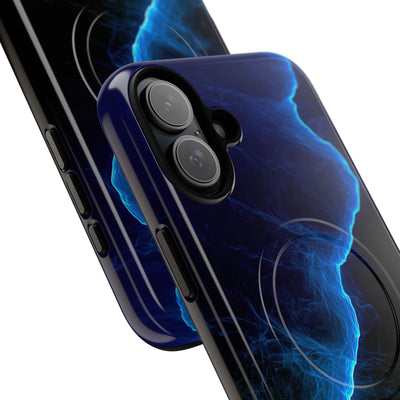 Electric Azure Drift · Tough 2.0 Magnetic Phone Case for iPhone · Blue