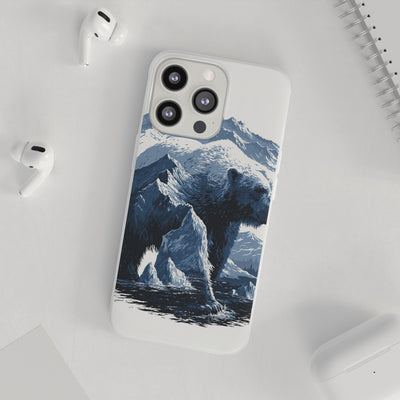Fjord Summit Bear · Lite Phone Case for iPhone ·  Blue