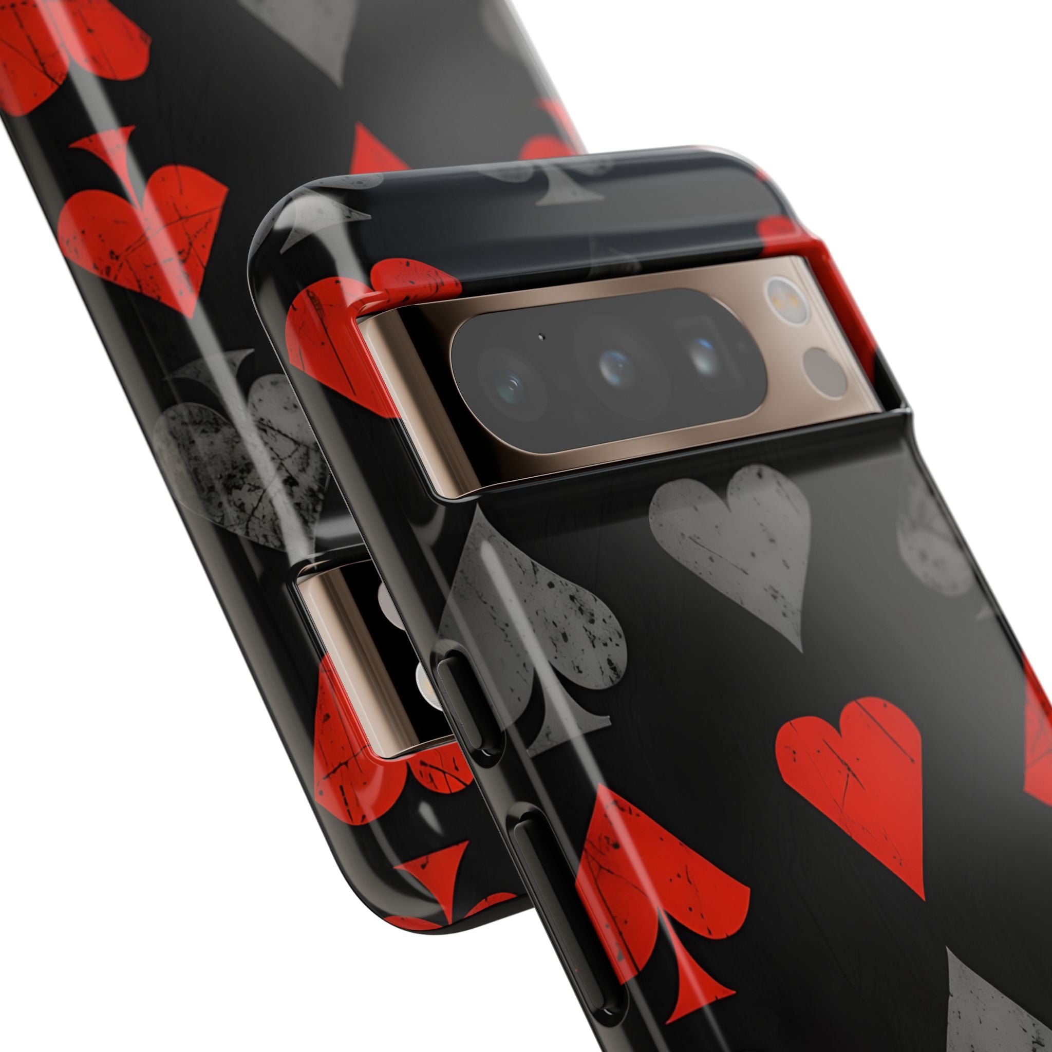 Crimson Ash Suits · Tough Handyhülle für Google Pixel