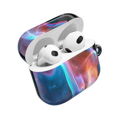 Neon Waveform · Hard Case for AirPods & AirPods Pro · Black