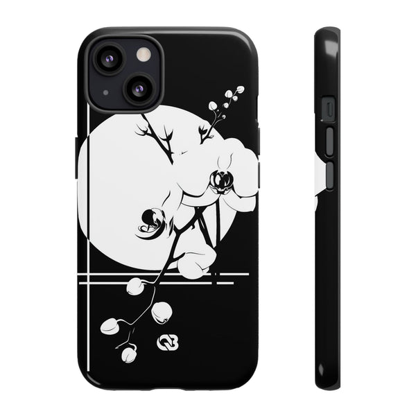 Nocturne Orchid Bloom · Tough Phone Case for iPhone · Black