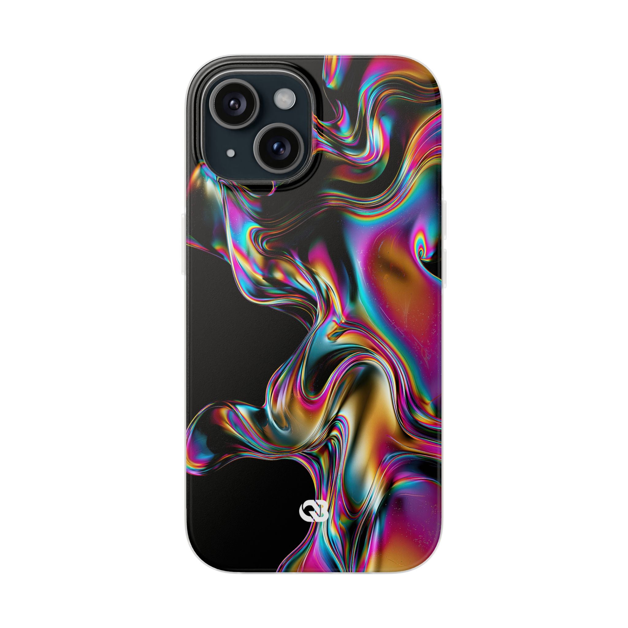 Purple Lite Phone Case for iPhone - Liquid Neon Chrome