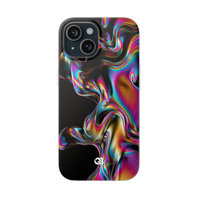 Purple Lite Phone Case for iPhone - Liquid Neon Chrome