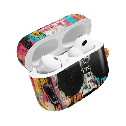 Black Orb Face - AirPods Case