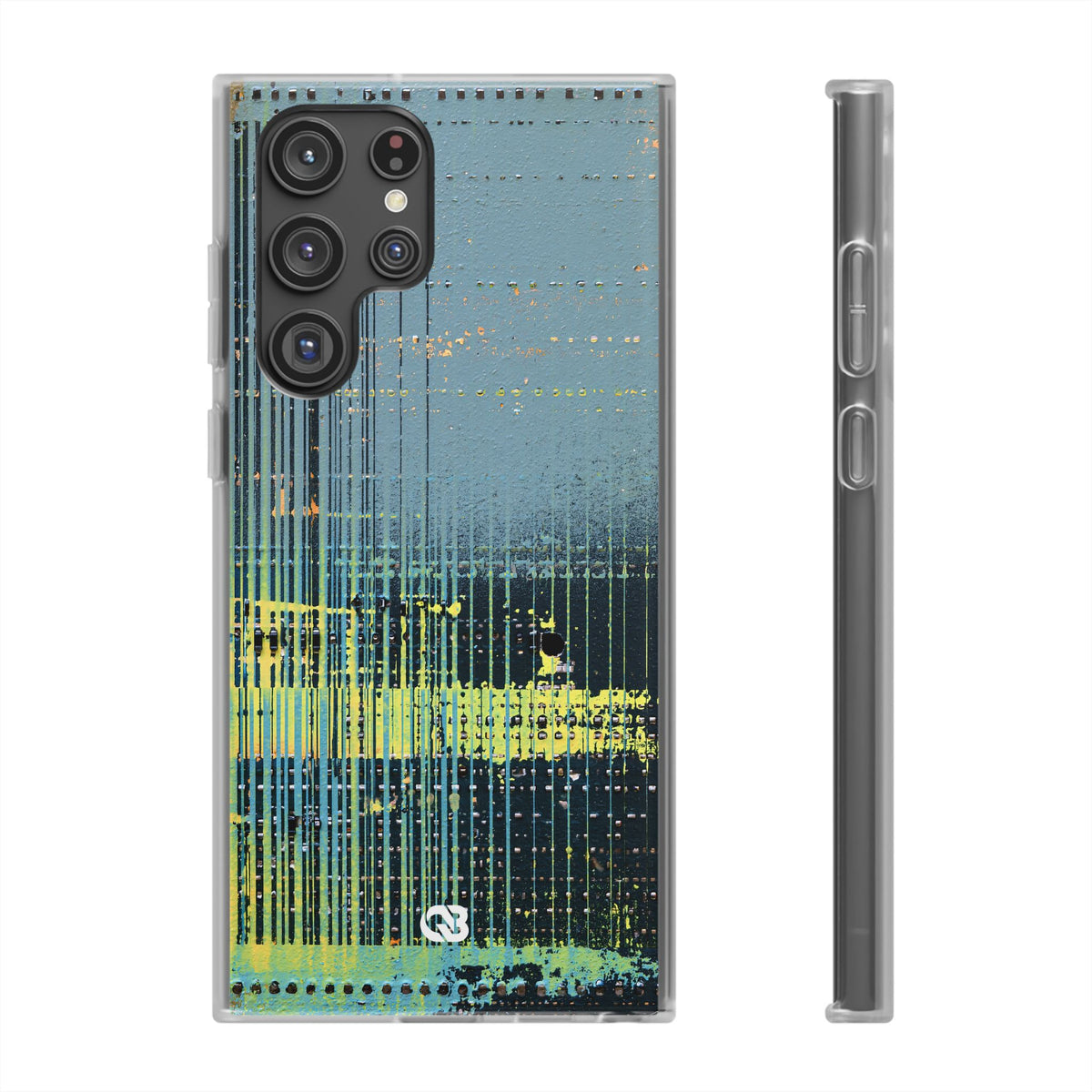 Acid Raster Circuit · Lite Phone Case for Samsung · Teal