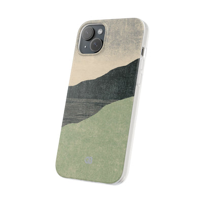 Green Lite Phone Case for iPhone - Moss Ridge Grain