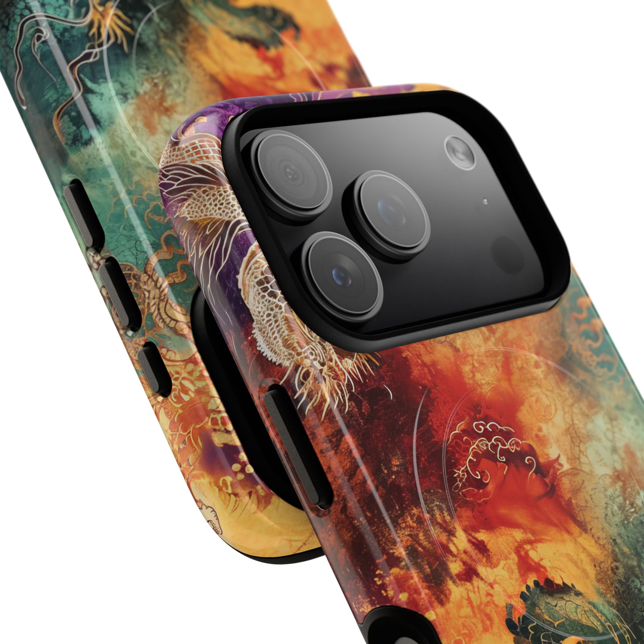 Dragon Ember iPhone 17 Pro Case - Tough+ - CASE•BOB