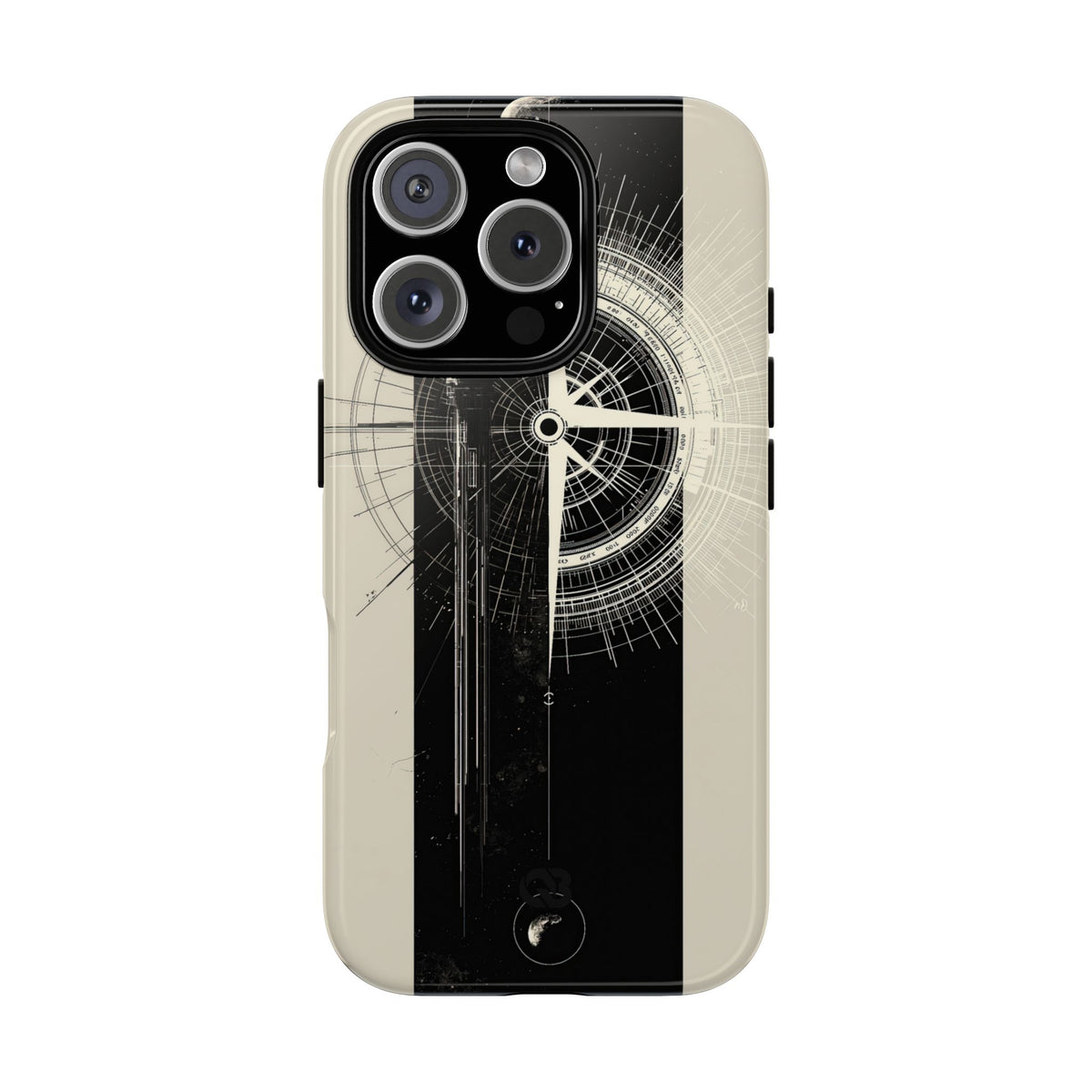 Orbital Meridian · Tough Phone Case for iPhone · Beige