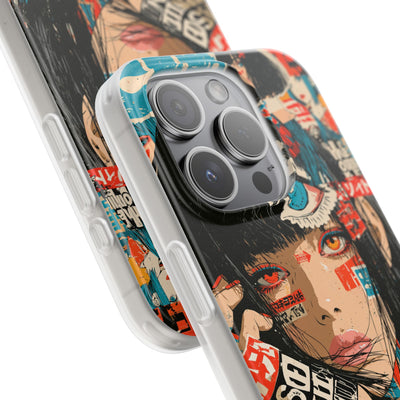 Shibuya Street Collage · Lite Phone Case for iPhone ·  Red