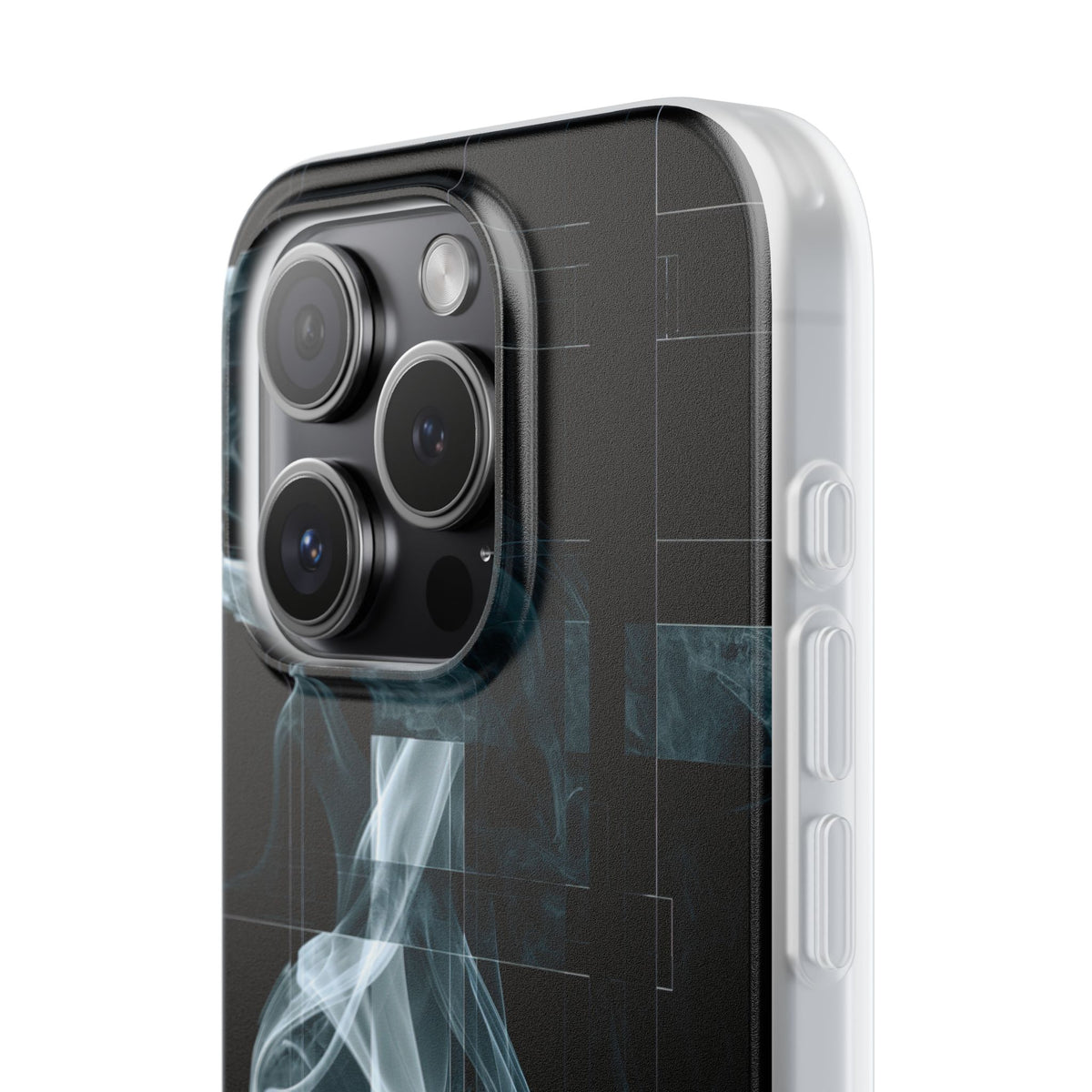 Fractured Smoke · Lite Phone Case for iPhone ·  Black