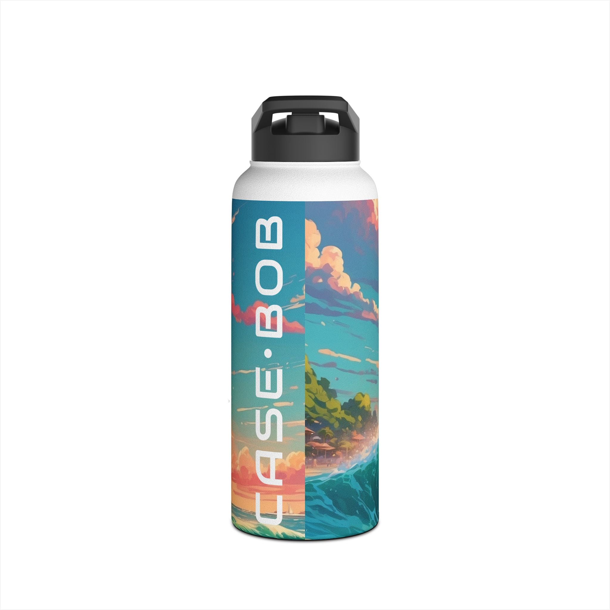 Sunset Wave - Stainless Steel Water Bottle