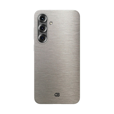 Brushed Silver Alloy · Lite Phone Case for Samsung · Silver