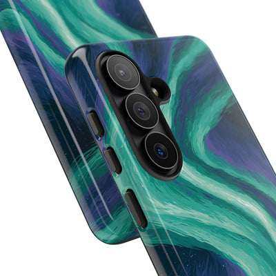 Arctic Aurora Bear · Tough Phone Case for Samsung · Teal