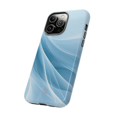 Blue Tough Phone Case for iPhone - Arctic Silk Drift