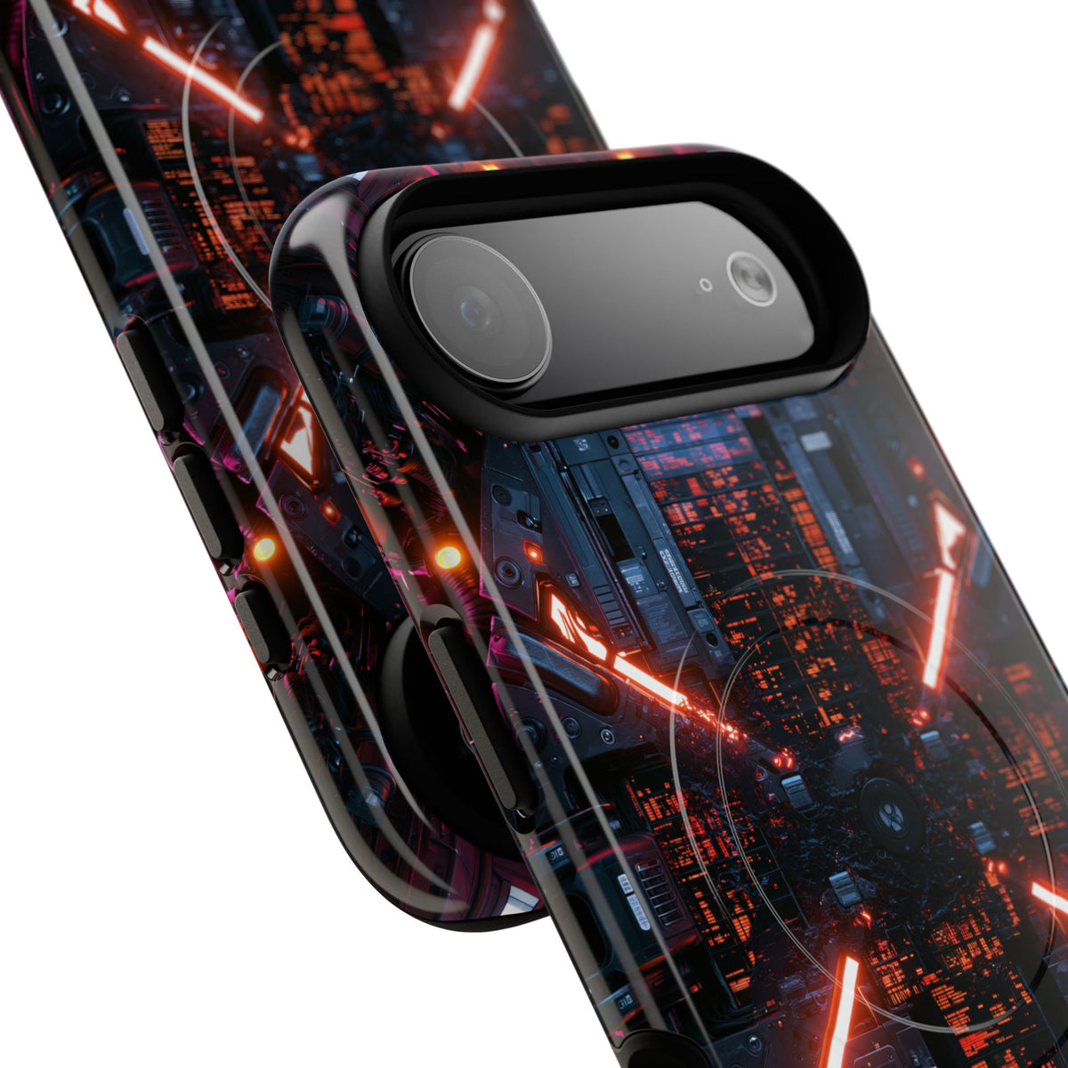 Cybernetic Reactor Core · Tough 2.0 Magnetic Phone Case for iPhone · Black