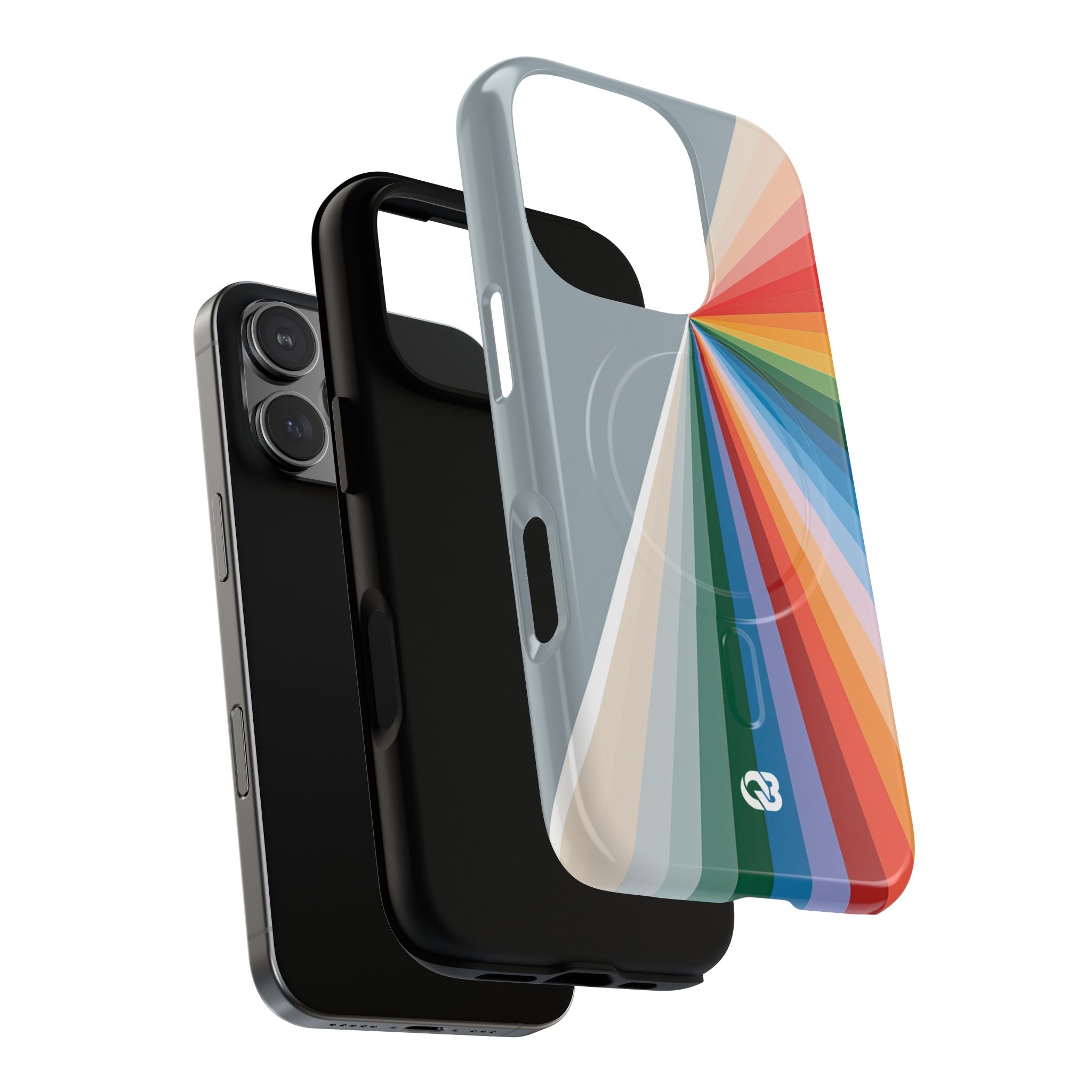 Grey Tough 2.0 Magsafe Phone Case for iPhone - Slate Prism Burst