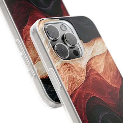 Ember Wave Dispersion · Lite Phone Case for iPhone ·  Red