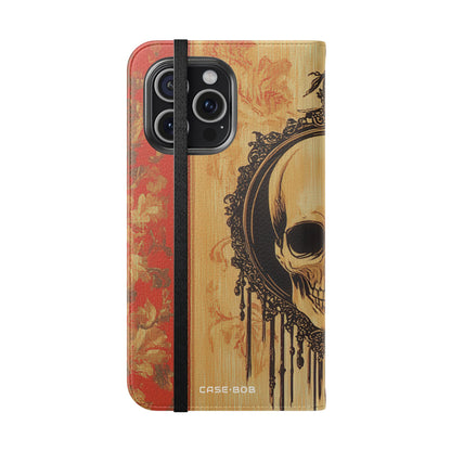 Skull Eclipse - iPhone 15 Pro Max Case - Wallet