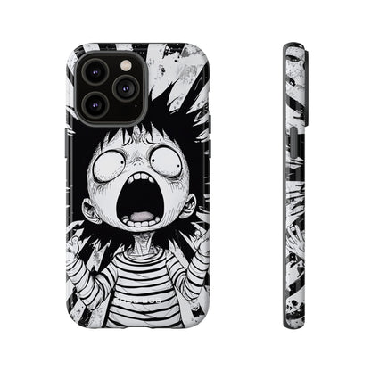 Screaming Stripes iPhone 14 Pro Max Skal - Tough